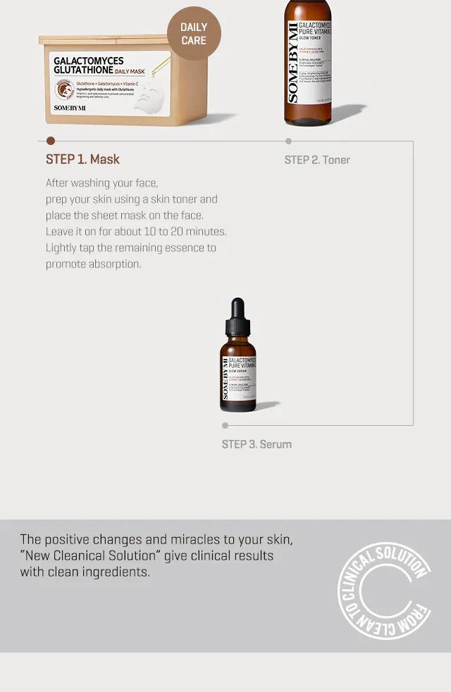 SOME BY MI Galactomyces Glutathione Daily Mask