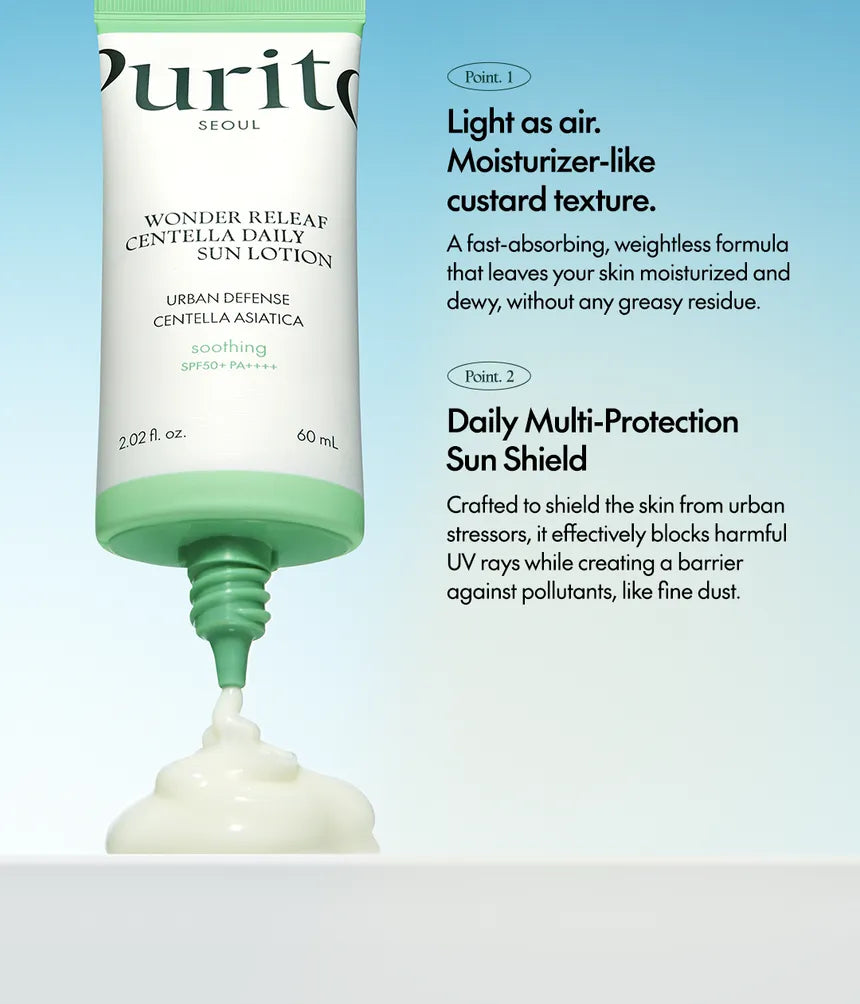 Purito Seoul Wonder Releaf Centella Daily Sun Lotion 60ml