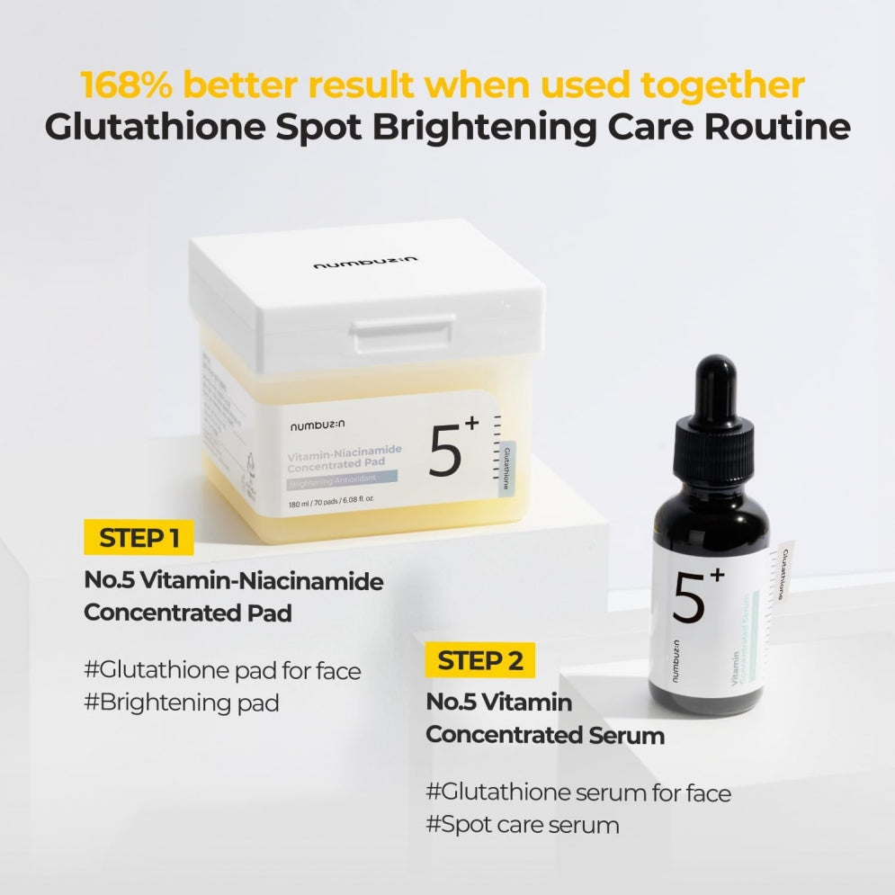 Numbuzin No.5 Vitamin-Niacinamide Concentrated Pad 180ml(70Pads)