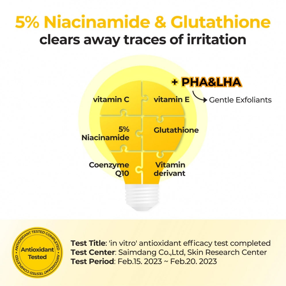 Numbuzin No.5 Vitamin-Niacinamide Concentrated Pad 180ml(70Pads)