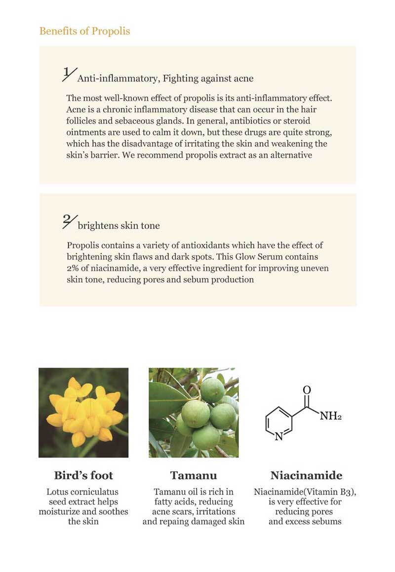 Beauty of Joseon Glow Serum : Propolis + Niacinamide 30ml
