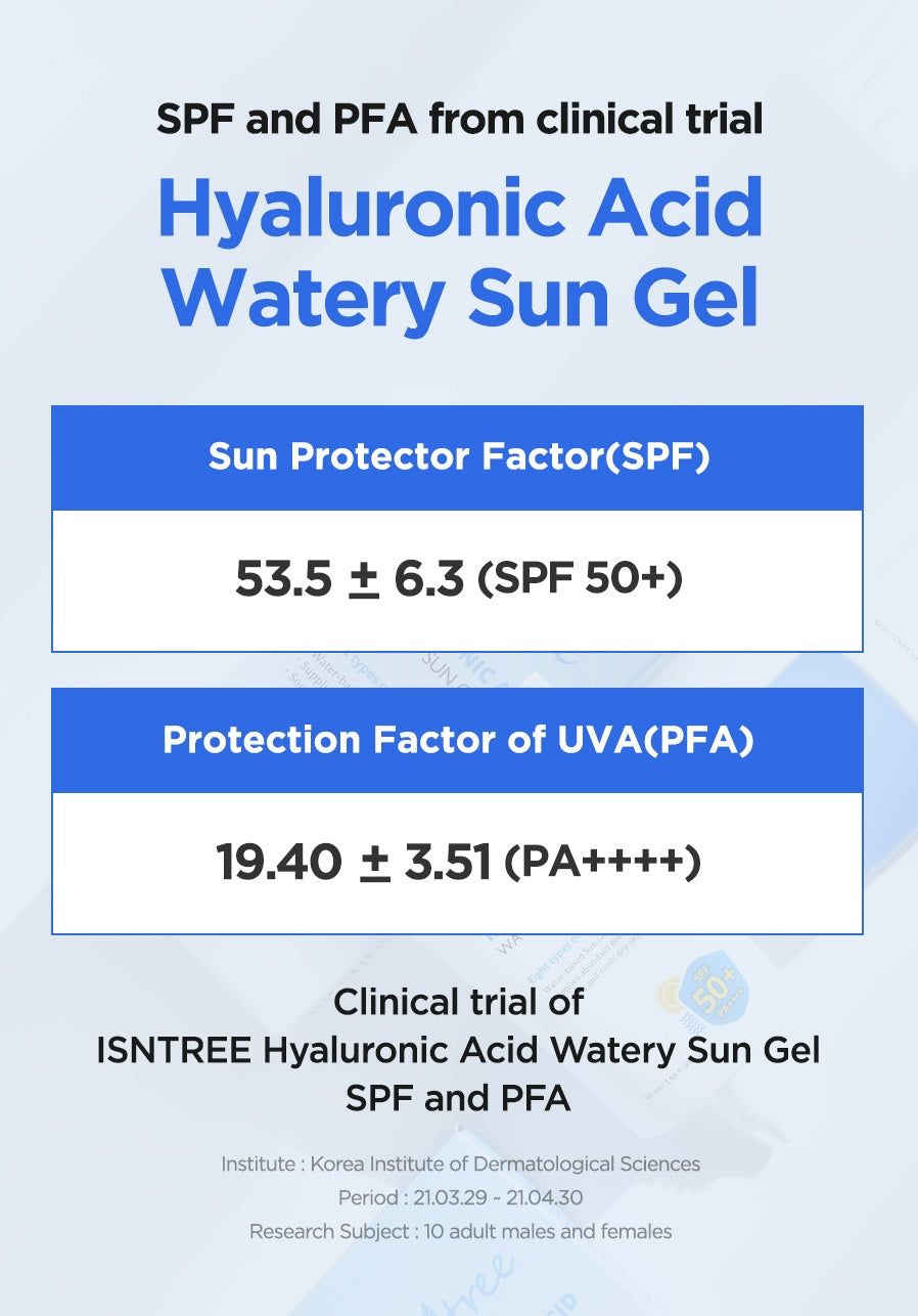 ISNTREE Hyaluronic Acid Watery Sun Gel 50ml