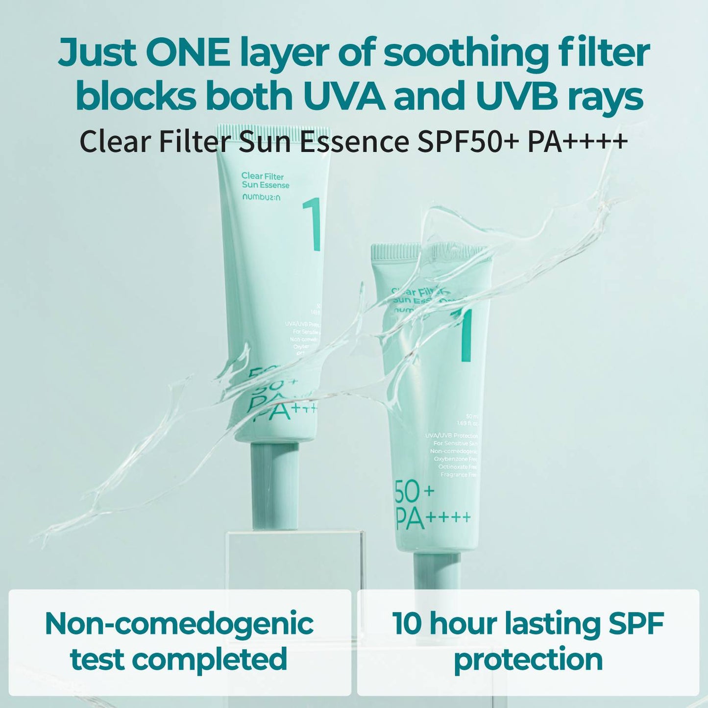 Numbuzin No.1 Clear Filter Sun Essence SPF50+ PA++++