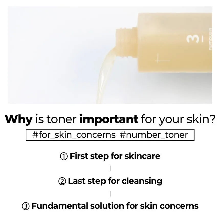 Numbuzin No.3 Super Glowing Essence Toner 200ml