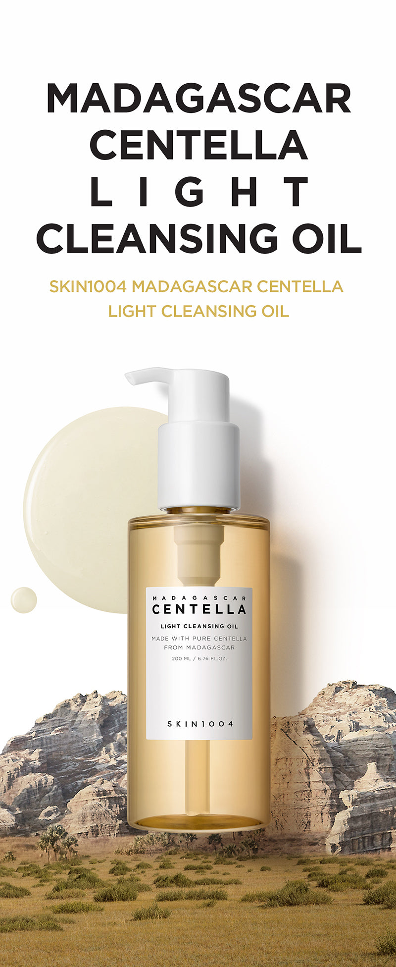 Skin1004 Madagascar Centella Light Cleansing Oil 200ml